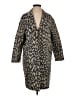 Iris & Ink Animal Print Gold Coat Size 2 - photo 1