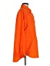 WILO 100% Nylon Orange 3/4 Sleeve Button-Down Shirt Size M - photo 4