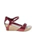 Teva Burgundy Wedges Size 7 - photo 1