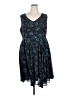 Torrid Polka Dots Blue Cocktail Dress Size 20 Plus - photo 1