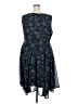 Torrid Polka Dots Blue Cocktail Dress Size 20 Plus - photo 2