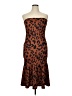 Unbranded Animal Print Brown Cocktail Dress Size XL - photo 1