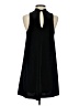 Everly Solid Black Casual Dress Size S - photo 2