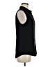 Theory 100% Silk Black Blouse Size M - photo 4