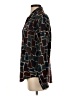 Helene St Marie Print Brown Long Sleeve Button-Down Shirt Size 6 - photo 5