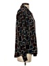 Helene St Marie Print Brown Long Sleeve Button-Down Shirt Size 6 - photo 4