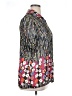 Assorted Brands 100% Polyester Print Silver Short Sleeve Blouse Size XL - photo 4