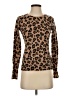 Cynthia Rowley 100% Cashmere Animal Print Brown Cashmere Pullover Sweater Size XS - photo 1