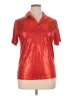Unbranded Metallic Red Short Sleeve Polo Size XL - photo 1