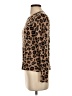 Cynthia Rowley 100% Cashmere Animal Print Brown Cashmere Pullover Sweater Size XS - photo 5