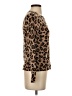 Cynthia Rowley 100% Cashmere Animal Print Brown Cashmere Pullover Sweater Size XS - photo 4