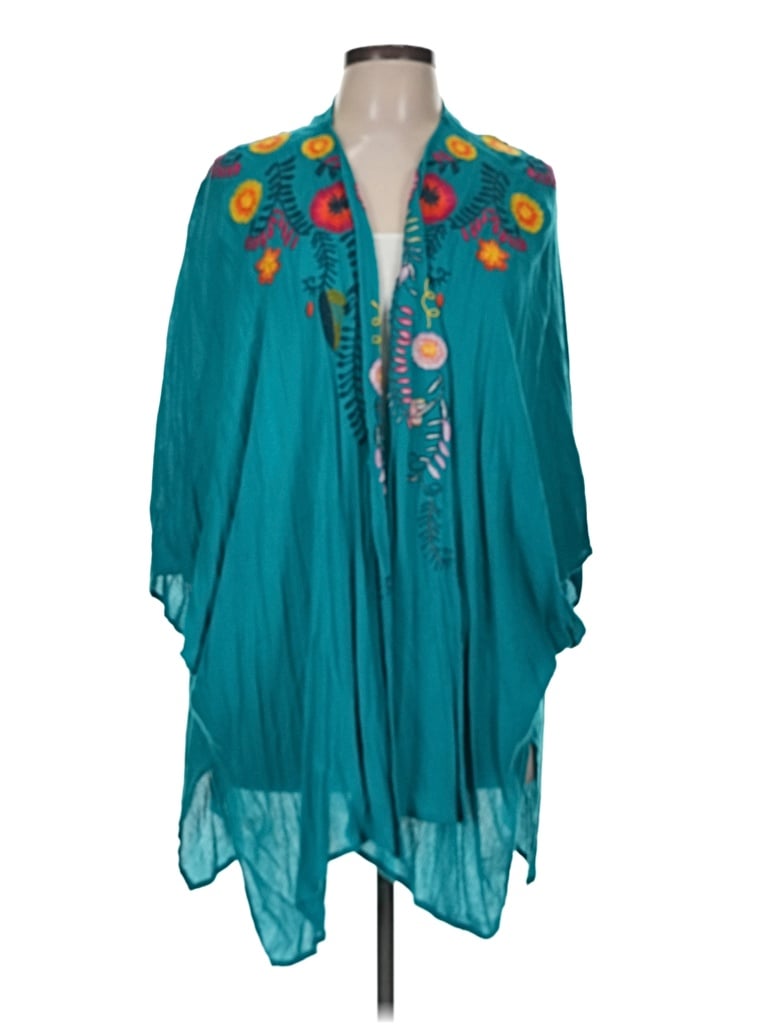 Pre-owned Umgee Kimono In Teal