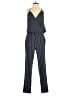 Strut & Bolt 100% Polyester Stripes Blue Jumpsuit Size S - photo 1