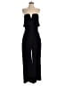 Adelyn Rae 100% Polyester Solid Black Jumpsuit Size M - photo 1