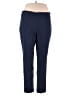 JM Collection Solid Blue Casual Pants Size 20 - photo 1