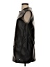 H&M 100% Polyester Black Faux Leather Jacket Size XS - photo 5