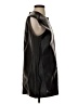 H&M 100% Polyester Black Faux Leather Jacket Size XS - photo 4