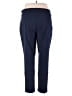 JM Collection Solid Blue Casual Pants Size 20 - photo 2