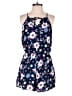 As U Wish 100% Polyester Floral Blue Romper Size S - photo 1