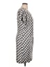 Robbie Bee Polka Dots Gray Casual Dress Size XL (petite) - photo 4