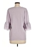 Adore Me Purple 3/4 Sleeve Blouse Size M - photo 2