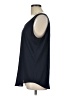 Ann Taylor 100% Polyester Blue Sleeveless Top Size L - photo 5