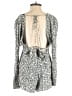 Lulus 100% Rayon Floral Gray Romper Size XS - photo 2