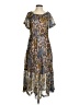 Taylor 100% Polyester Paisley Blue Cocktail Dress Size 2 - photo 1