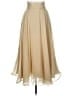 Assorted Brands 100% Silk Tan Silk Skirt Size 10 - photo 1