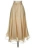 Assorted Brands 100% Silk Tan Silk Skirt Size 10 - photo 2