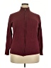 Weekend 100% Cotton Burgundy Cardigan Size 4X - photo 1