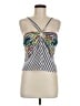 Tiny 100% Cotton Silver Sleeveless Top Size M - photo 1