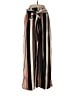 Shein Curve 100% Polyester Stripes Brown Casual Pants Size 0X - photo 1