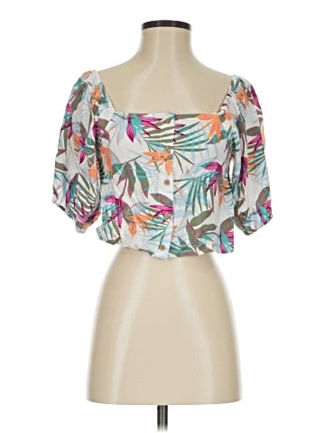 Roxy Short Sleeve Blouse (view 1)