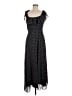 Sam Edelman 100% Polyester Polka Dots Black Casual Dress Size 8 - photo 1