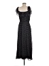 Sam Edelman 100% Polyester Polka Dots Black Casual Dress Size 8 - photo 2