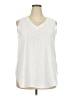 Xieerduo White Sleeveless Blouse Size XXL - photo 1