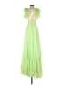 Mac Duggal 100% Polyester Green Cocktail Dress Size 2 - photo 2