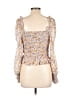 Böhme 100% Polyester Tan 3/4 Sleeve Blouse Size XL - photo 2