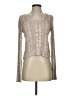 Free People Metallic Tan Pullover Sweater Size XS - photo 1