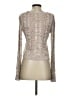 Free People Metallic Tan Pullover Sweater Size XS - photo 2