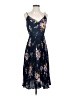 Xhilaration 100% Polyester Floral Blue Cocktail Dress Size S - photo 1