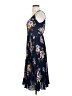 Xhilaration 100% Polyester Floral Blue Cocktail Dress Size S - photo 5