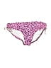 Billabong Animal Print Pink Swimsuit Bottoms Size 14 - photo 1