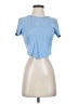 PAC Cares Blue Short Sleeve Turtleneck Size M - photo 1