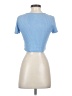 PAC Cares Blue Short Sleeve Turtleneck Size M - photo 2