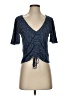 Express Outlet Blue Short Sleeve Top Size S - photo 1