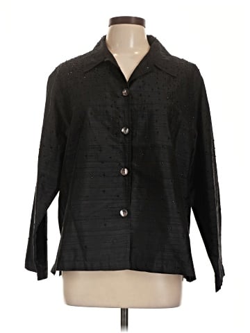 Chico's Design 3/4 Sleeve Silk Top (view 1)