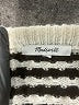 Madewell Houndstooth Ivory Pullover Sweater Size M (estimated) - photo 7