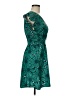 Shein 100% Polyester Tropical Green Cocktail Dress Size 6 - photo 4